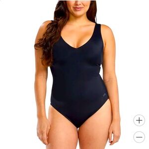 TYR Burgundy One-Piece Swimsuit Size S NWT and linear